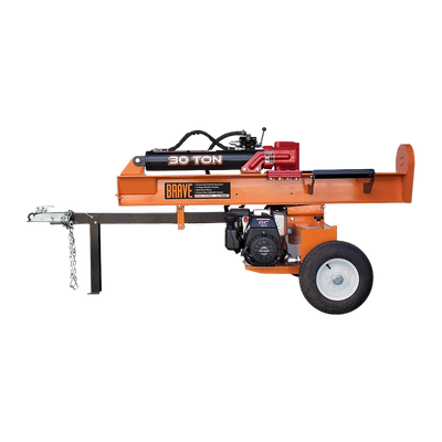 Brave Tow Behind Log Splitter 30-Ton Vertical/Horizontal Portable Gas with Honda GC190 Engine 189cc VH1730GC New