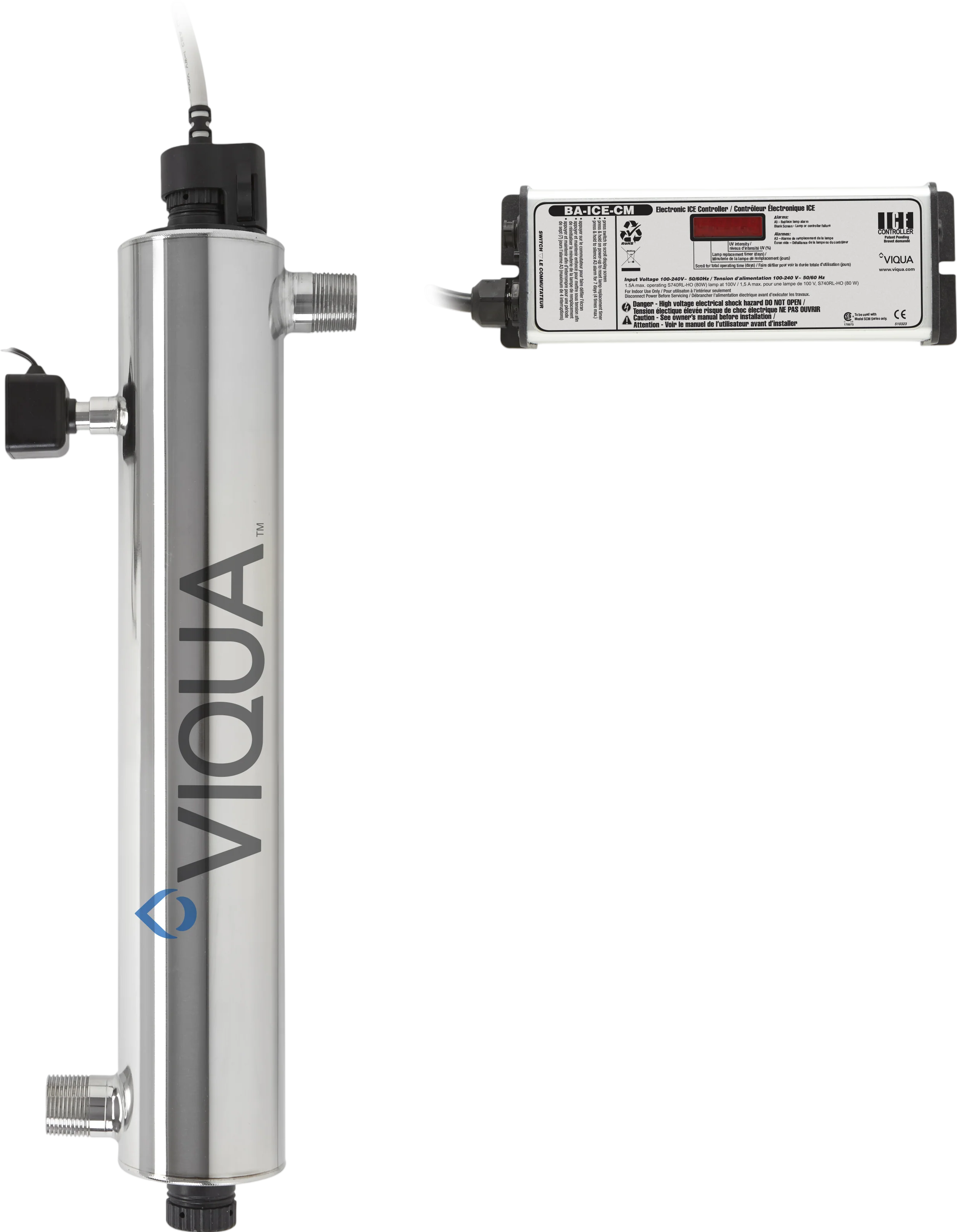 Viqua VH410 Whole Home UV Water Treatment System 18 GPM Stainless Steel New