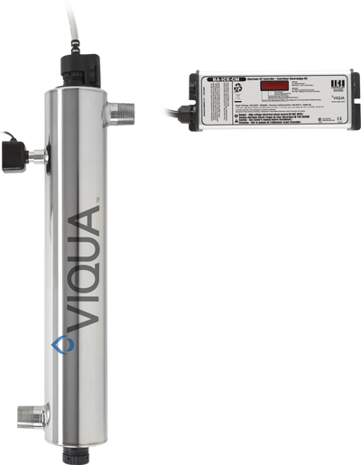 Viqua VH410 Whole Home UV Water Treatment System 18 GPM Stainless Steel New