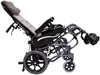 Karman VIP-515-TP Tilt-in-Space Transport Wheelchair Foldable Reclining Aluminum Frame New
