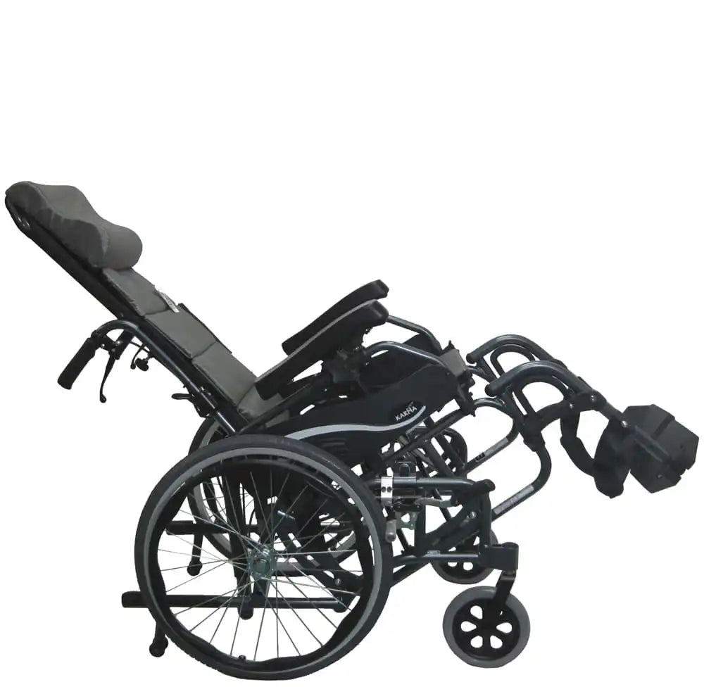 Karman VIP-515 Tilt-in-Space Wheelchair Foldable Reclining Aluminum Frame New