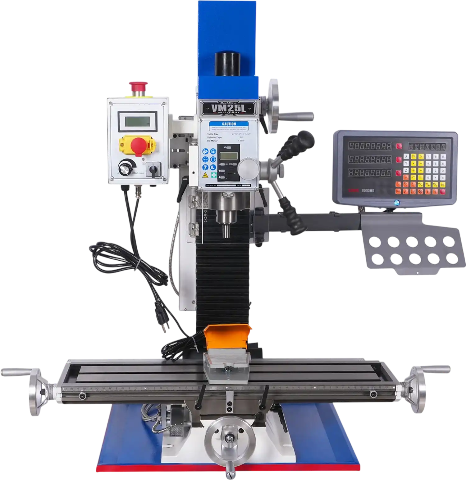 MechMaxx VM25LD Mill Drill Machine 1.5HP 7