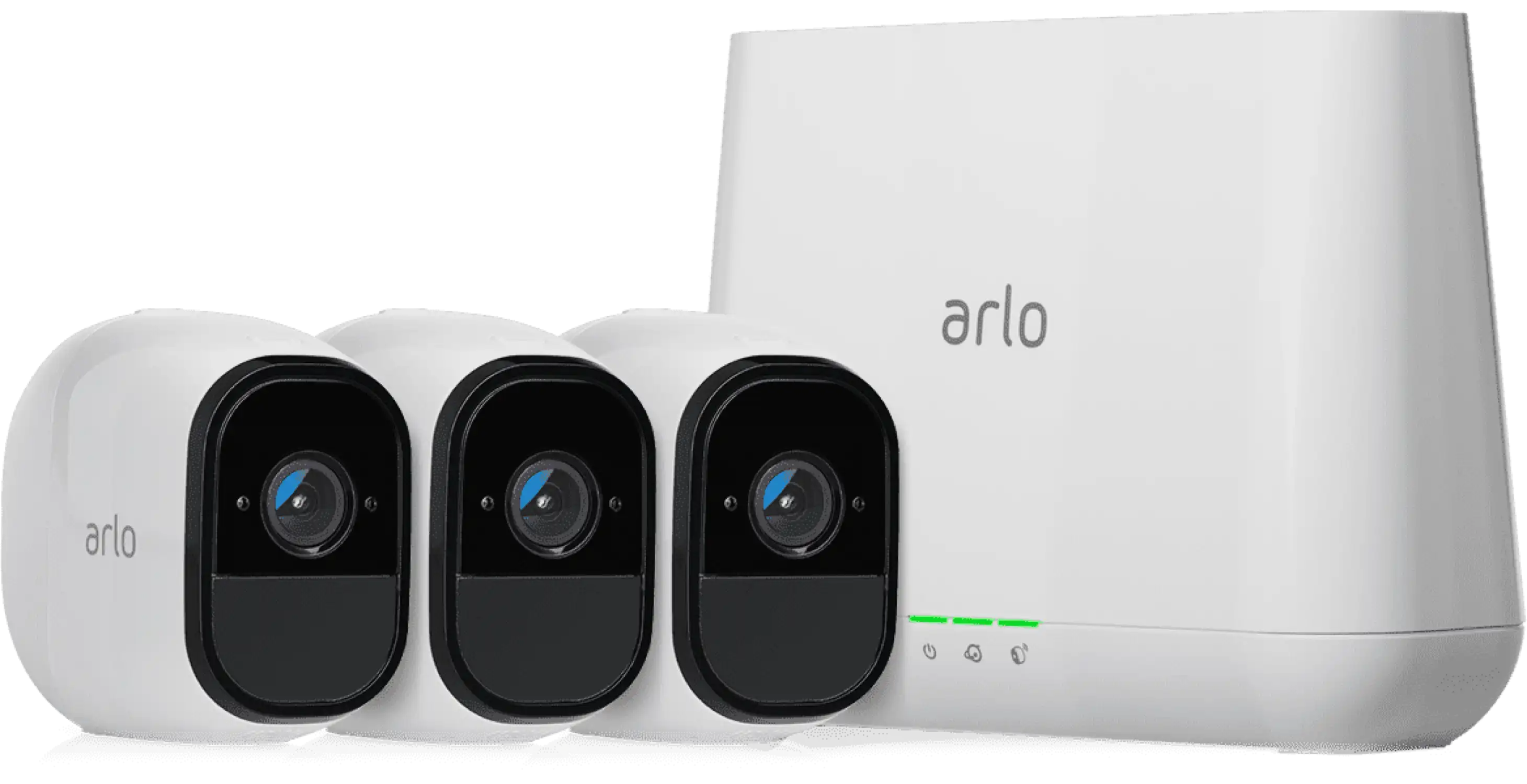 Arlo Pro VMS4330 Smart Security system Video Server with 3 Indoor/Outdoor Cameras Wireless New