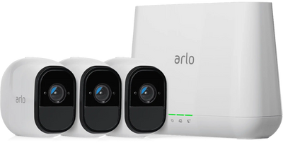 Arlo Pro VMS4330 Smart Security system Video Server with 3 Indoor/Outdoor Cameras Wireless New