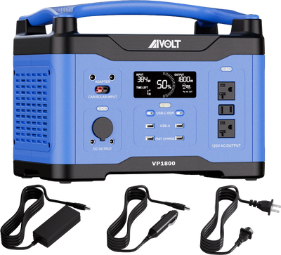 Aivolt VP1800 1602Wh/1800W Portable Power Station Solar Generator New