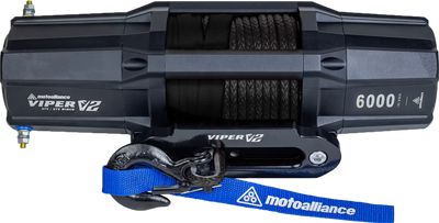 MotoAlliance Viper V2 ATV/UTV Winch Wide Spool 6000lbs New