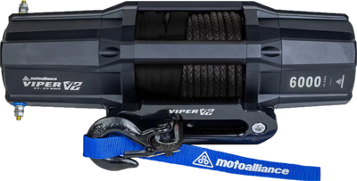 MotoAlliance Viper V2 ATV/UTV Winch Wide Spool 6000lbs New