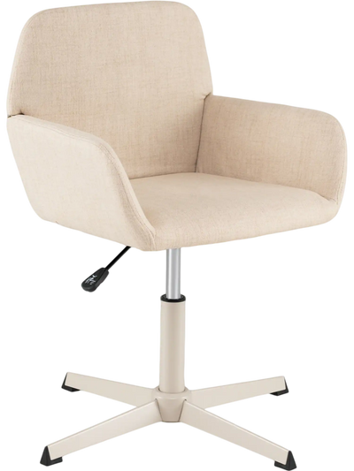 Costway 360° Swivel Vanity Office Chair Adjustable Height w/ Back Armrests 85918012 New