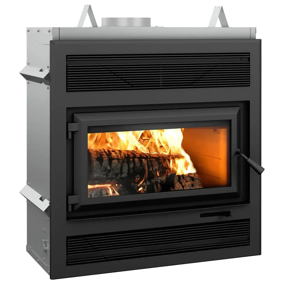 Ventis HE250R Wood Burning Fireplace with Blower 176 CFM 80,000 BTU 2,200 Sq. Ft New