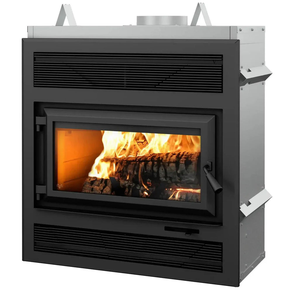 Ventis HE250R Wood Burning Fireplace with Blower 176 CFM 80,000 BTU 2,200 Sq. Ft New