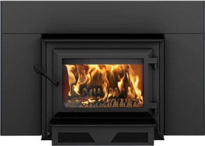 Ventis HEI240 Fireplace Insert Wood Burning with Blower 144 CFM 75,000 BTU 2,100 Sq. Ft New