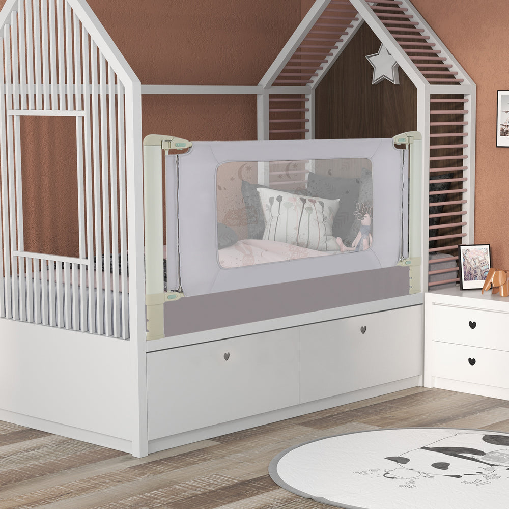 Vertical Lifting Bed Rail for Toddlers with Double Lock-59 inch - Gallery View 1 of 10