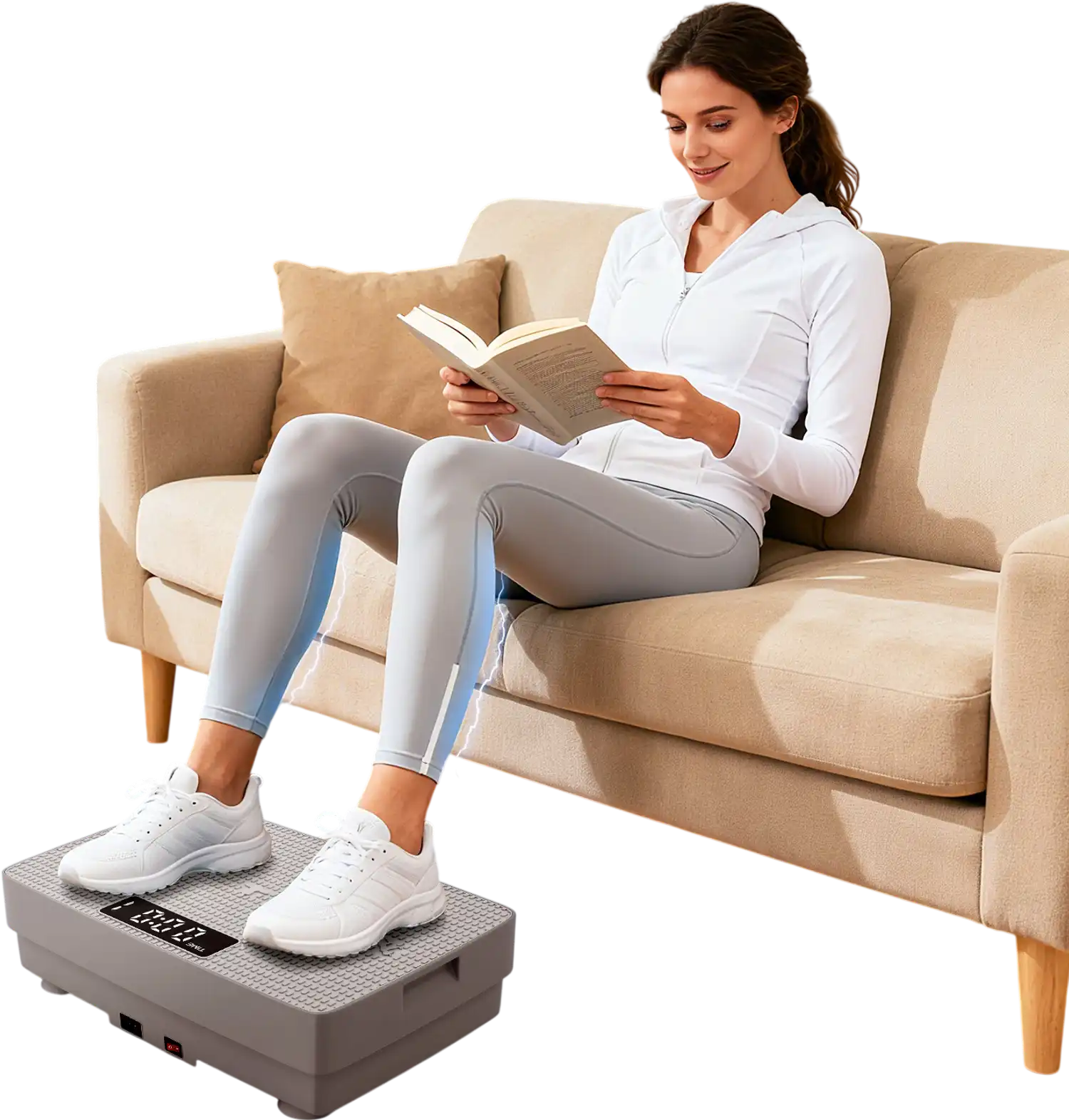 Costway Vibration Plate Exercise Machine Gravity Sensor Remote Control Home Gym 60177013 New