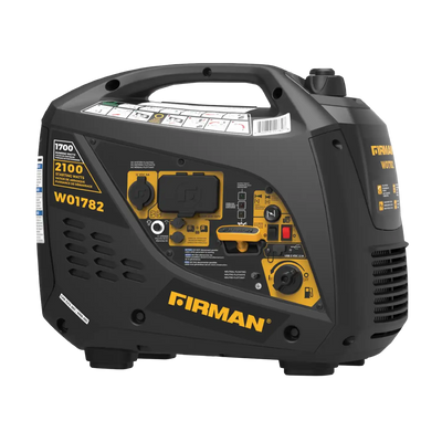 Firman W01782 1700W/2100W Gas Recoil Start Inverter Generator Manufacturer RFB