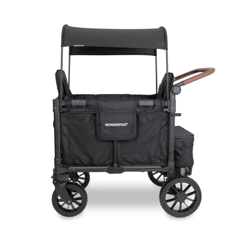 WonderFold Baby W2 Luxe Pro Stroller Wagon Multi-Function Folding Double Wagon with Removable Canopy and Seats New
