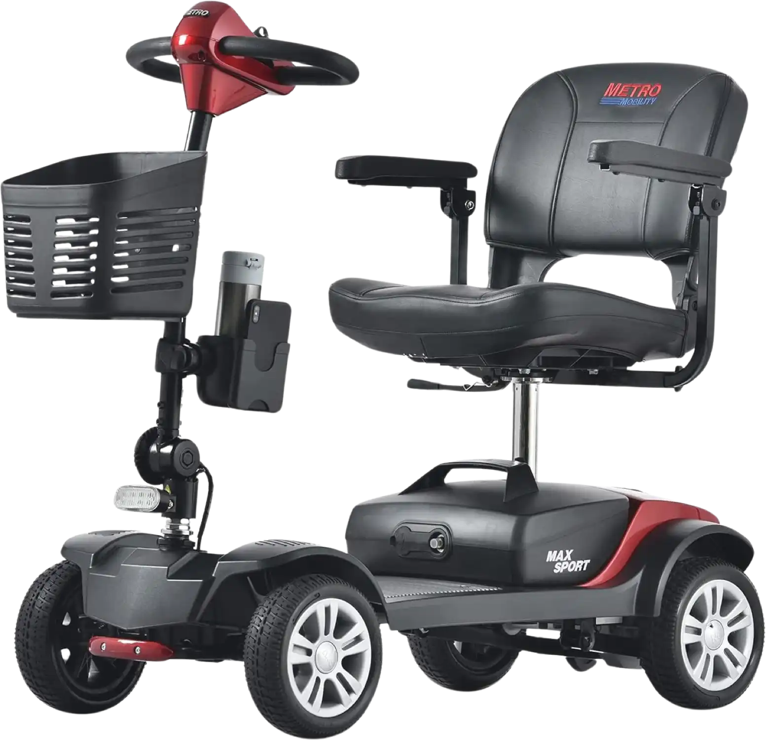 Metro Mobility Max Sport 4 Wheel Mobility Scooter Electric 24V 12Ah 300W 4.97 MPH 10 Mile Range New