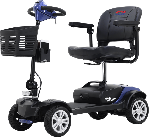 Metro Mobility S800 24V/800W Electric Travel Mobility Scooter, 400LBS (SAK92571)