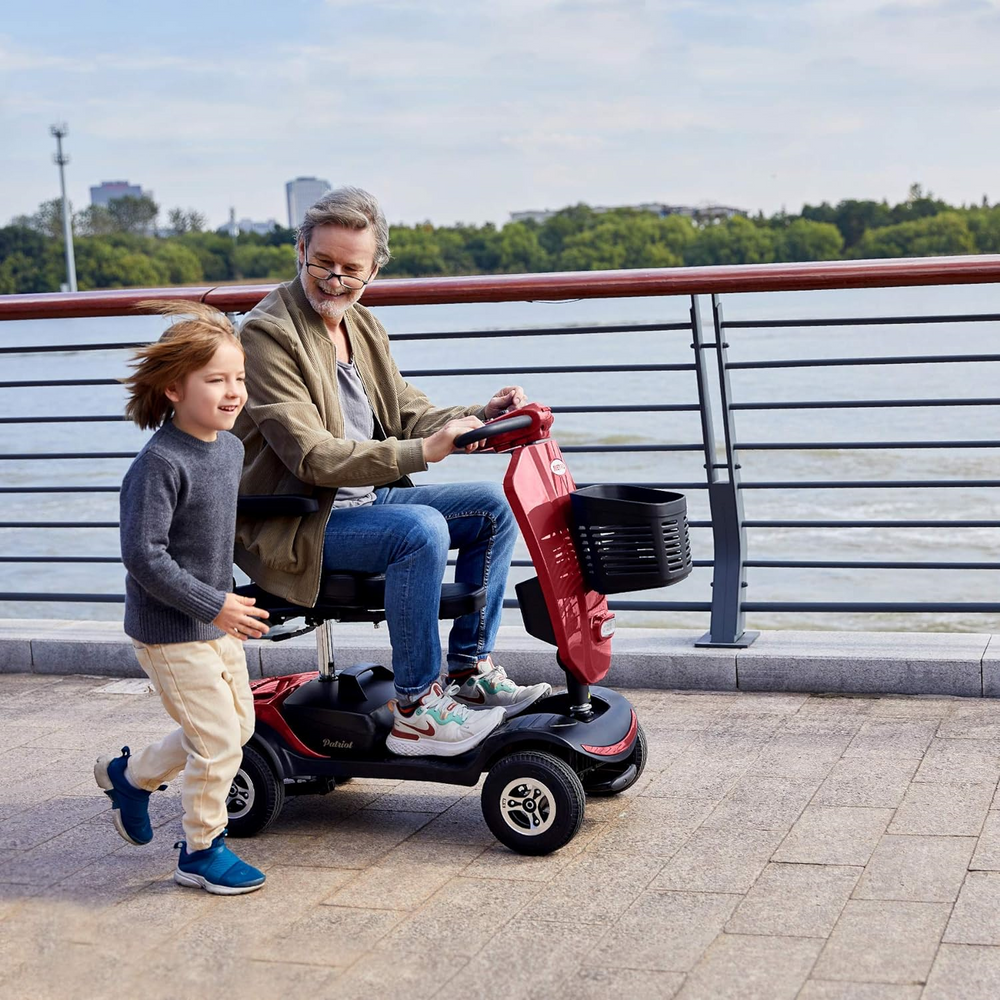 Metro Mobility Patriot 4 Wheel Mobility Scooter Electric 24V 12Ah 300W 4.97 MPH 10 Mile Range New