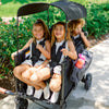 WonderFold W4 Elite Pro Stroller Wagon Push/Pull 4-Passenger Quad Stroller New