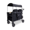 WonderFold W4 Elite Pro Stroller Wagon Push/Pull 4-Passenger Quad Stroller New