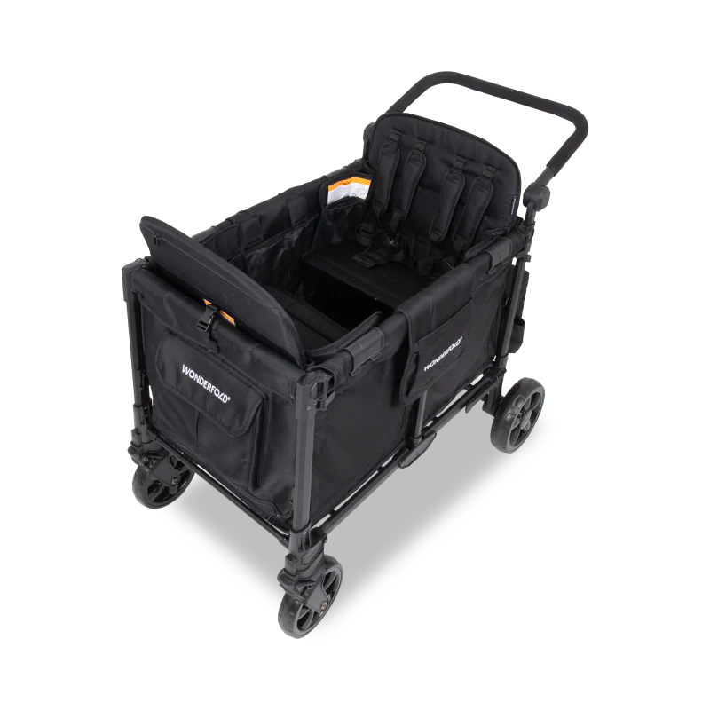 WonderFold W4 Elite Pro Stroller Wagon Push/Pull 4-Passenger Quad Stroller New