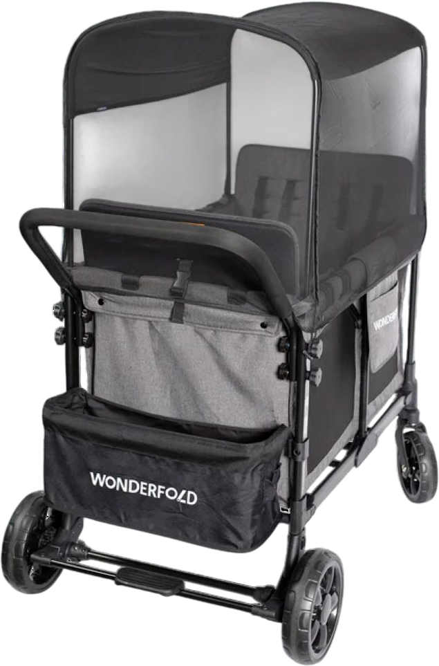 WonderFold Baby W4MN-2.0 Mosquito Net For W4 Elite/W4 Luxe Outdoor Canopy Folding Pull Wagon Only New
