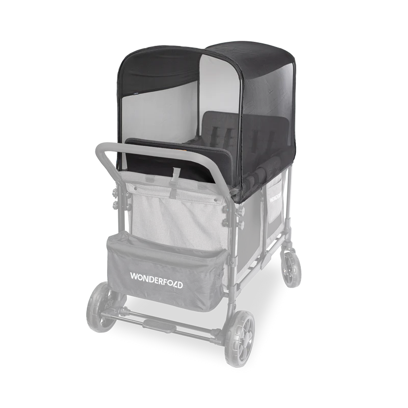 WonderFold Baby W4MN-2.0 Mosquito Net For W4 Elite/W4 Luxe Outdoor Canopy Folding Pull Wagon Only New
