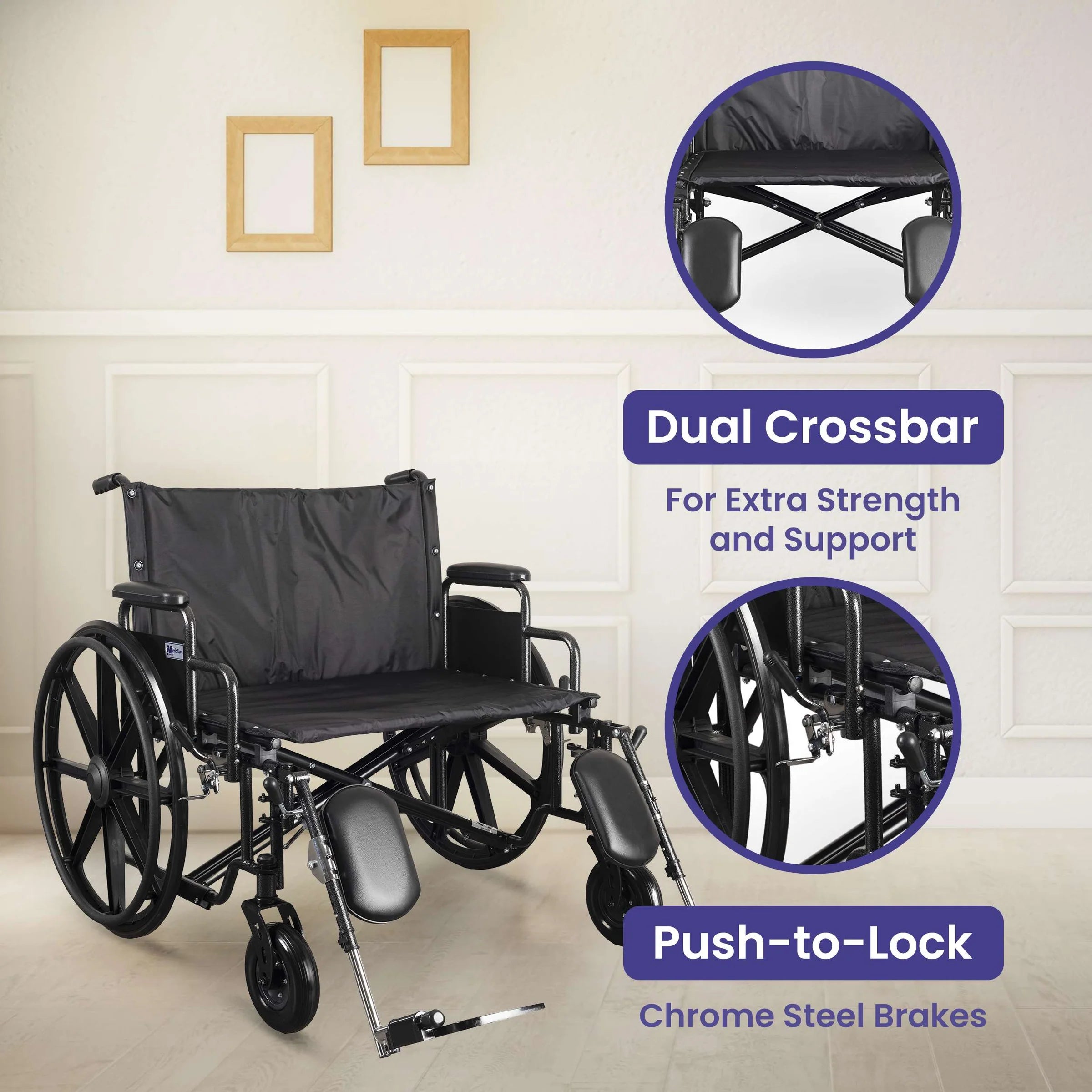 HGHL Olympic Barbell Bar 7ft, 700lb Capacity, Knurled Grip, Cerakote Coating, Black - View #11