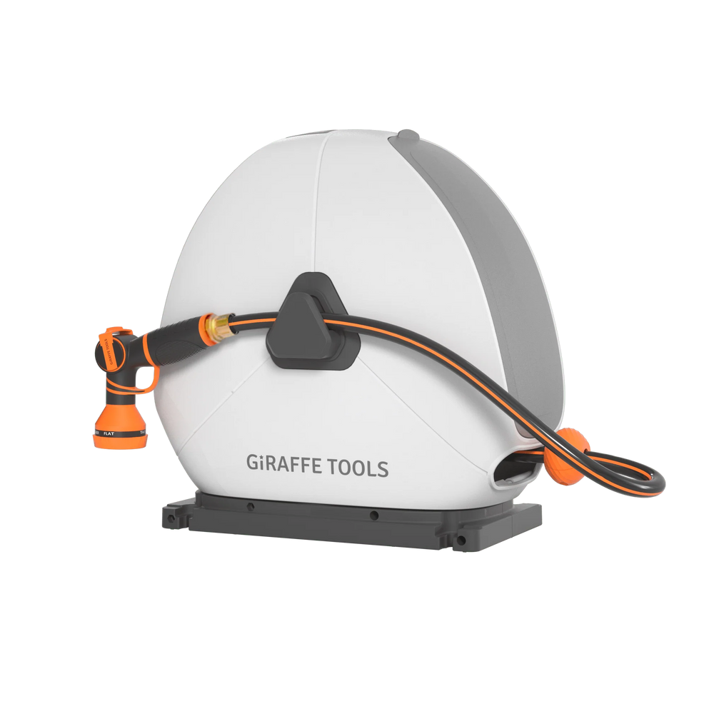 Giraffe Tools Ground-Mounted Retractable Hose Reel New