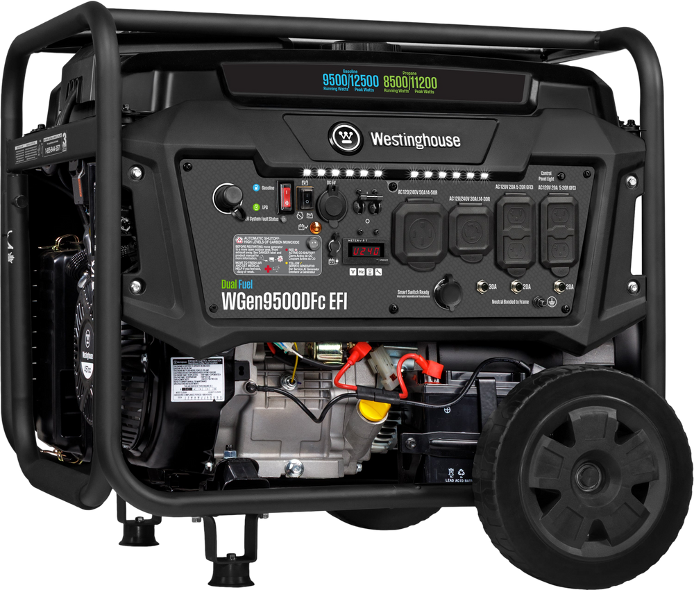 WGen9500DFc EFI - Dual Fuel with CO Sensor