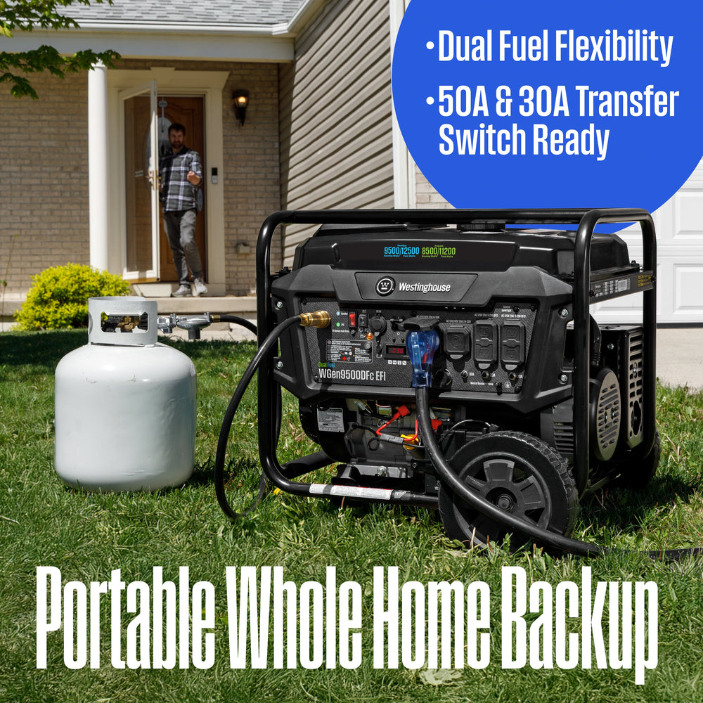WGen9500DFc EFI - Dual Fuel with CO Sensor