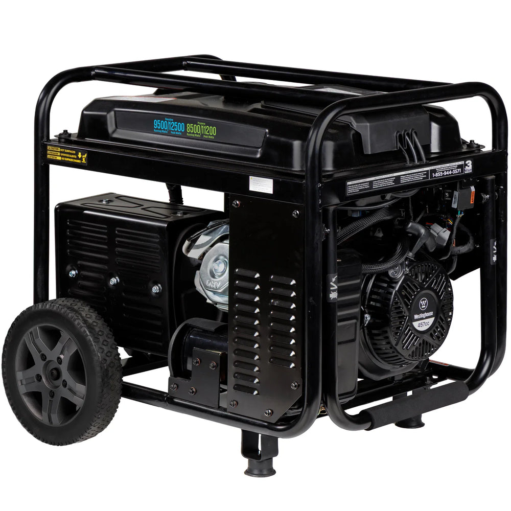 Westinghouse WGen9500DFc EFI Generator 9500/12500W Dual Fuel Gas Propane 50A Remote Start CO Sensor CARB New
