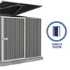 Absco Pool Pump Cover 5 x 5 Ft Multi-Purpose Metal Storage Shed New