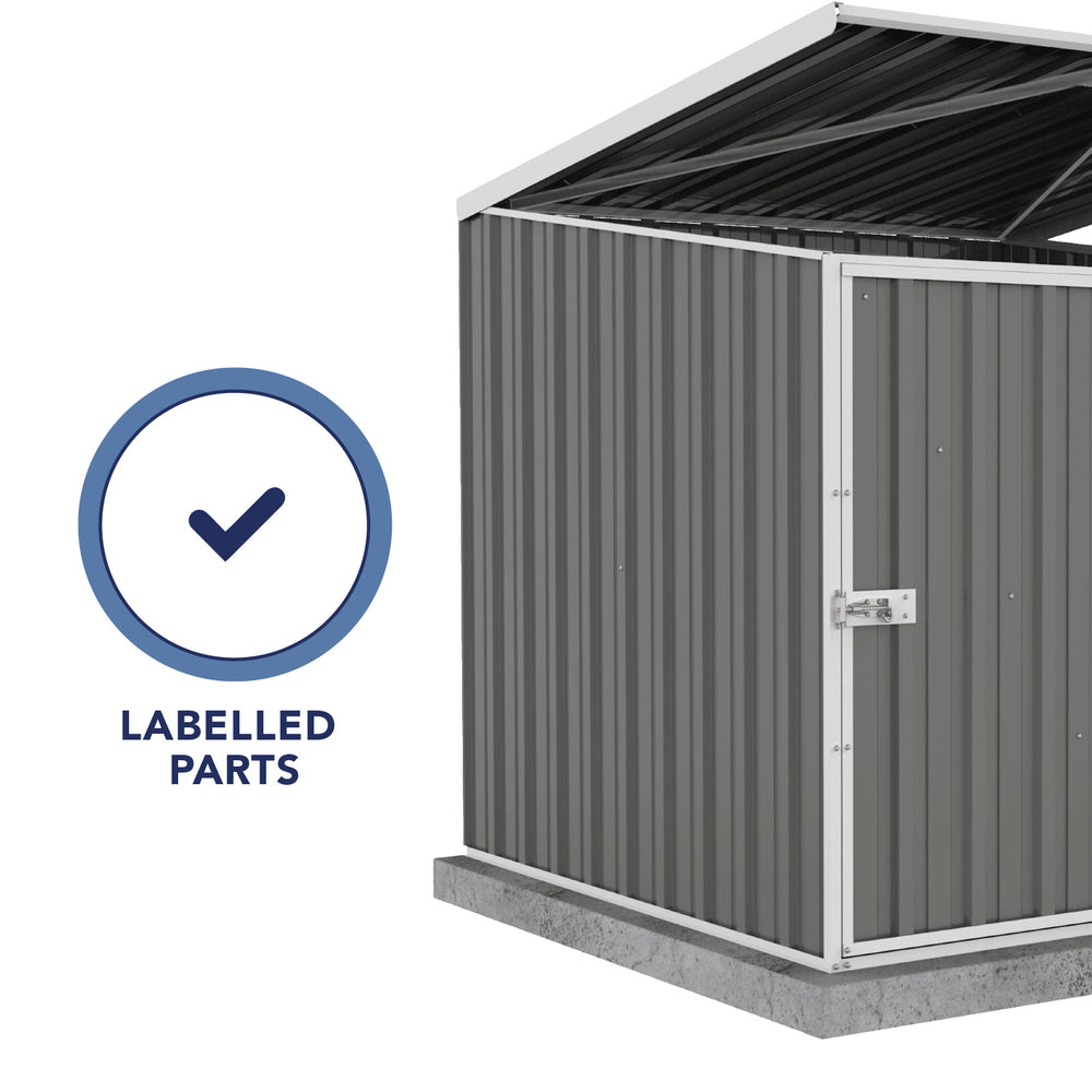 Absco Pool Pump Cover 5 x 5 Ft Multi-Purpose Metal Storage Shed New