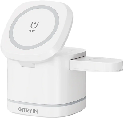 Giraffe Tools WLA2303US 3-in-1 Wireless Charging Station 15W New