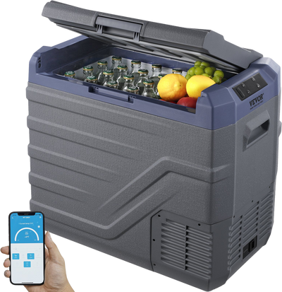 Vevor Car Refrigerator and Freezer 47.6 Qt Portable Single Zone -4°F to 68°F Adjustable Temperature New