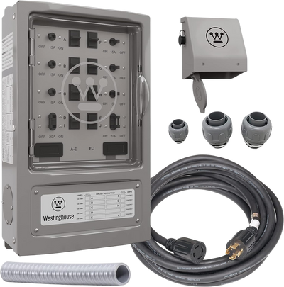 Westinghouse WMTS30A10C 30 Amp Manual Transfer Switch Kit New