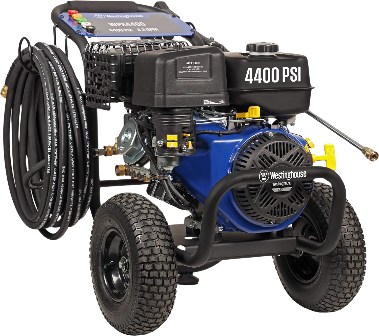 Westinghouse WPX4400 Pressure Washer 4400 PSI 4.2 GPM Gas New
