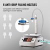 Vevor Single-Nozzle Liquid Filling Machine 0.07-33.1 Lbs Capacity Digital Control Pedal Operation New