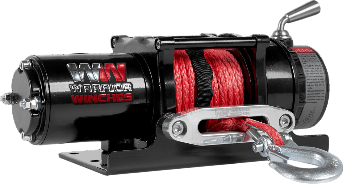 Warrior Winches Ninja Electric Winch 4500 Lbs 12-Volt Synthetic Rope New