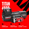 Warrior Winches Titan Electric Winch 4,500 Lb 12-Volt Steel Rope New