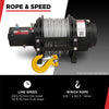 Warrior Winches EH4000 Industrial Hoist 12-Volt 6.1 HP Motor 4000 Lb Capacity New
