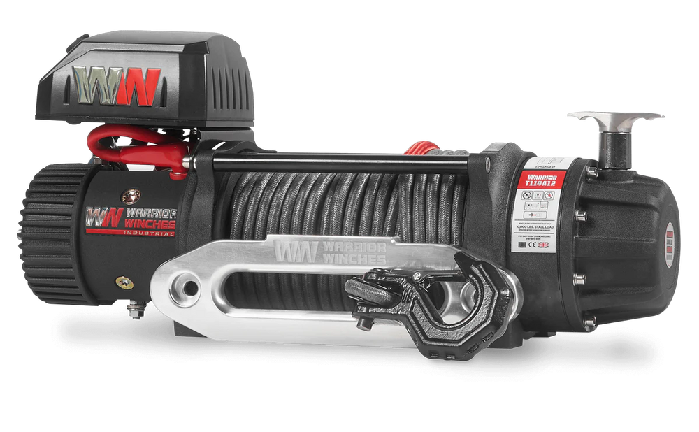 Warrior Winches T1000 Electric Winch 14,500 Lb Severe Duty 12-Volt Synthetic Rope New