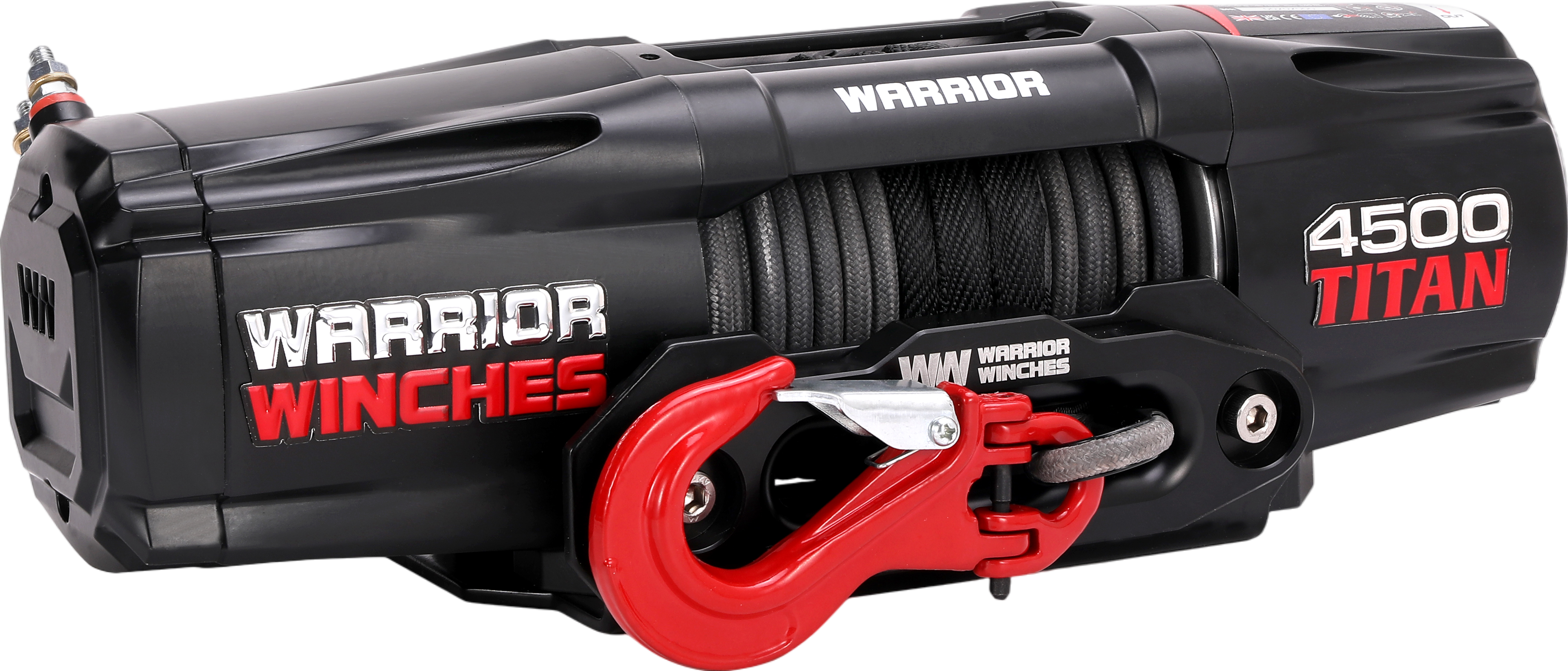 Warrior Winches Titan Electric Winch 4,500 Lb 12-Volt Synthetic Rope New