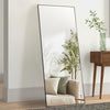 Vevor Full Length Mirror 71" x 31" Rectangular Floor Mirror Leaning Wall-Mounted Aluminum Alloy Frame New