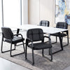 Waiting Room Guest Chairs Set of 4 Leather Office Reception Chairs - Gallery View 1 of 10