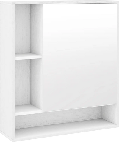 Costway Wall Mounted Bathroom Cabinet Mirror Single Door 96331427 New