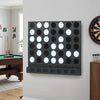 Wall-mounted Jumbo 4-in-a-Row Game with Acrylic Discs-Black - Gallery View 1 of 10