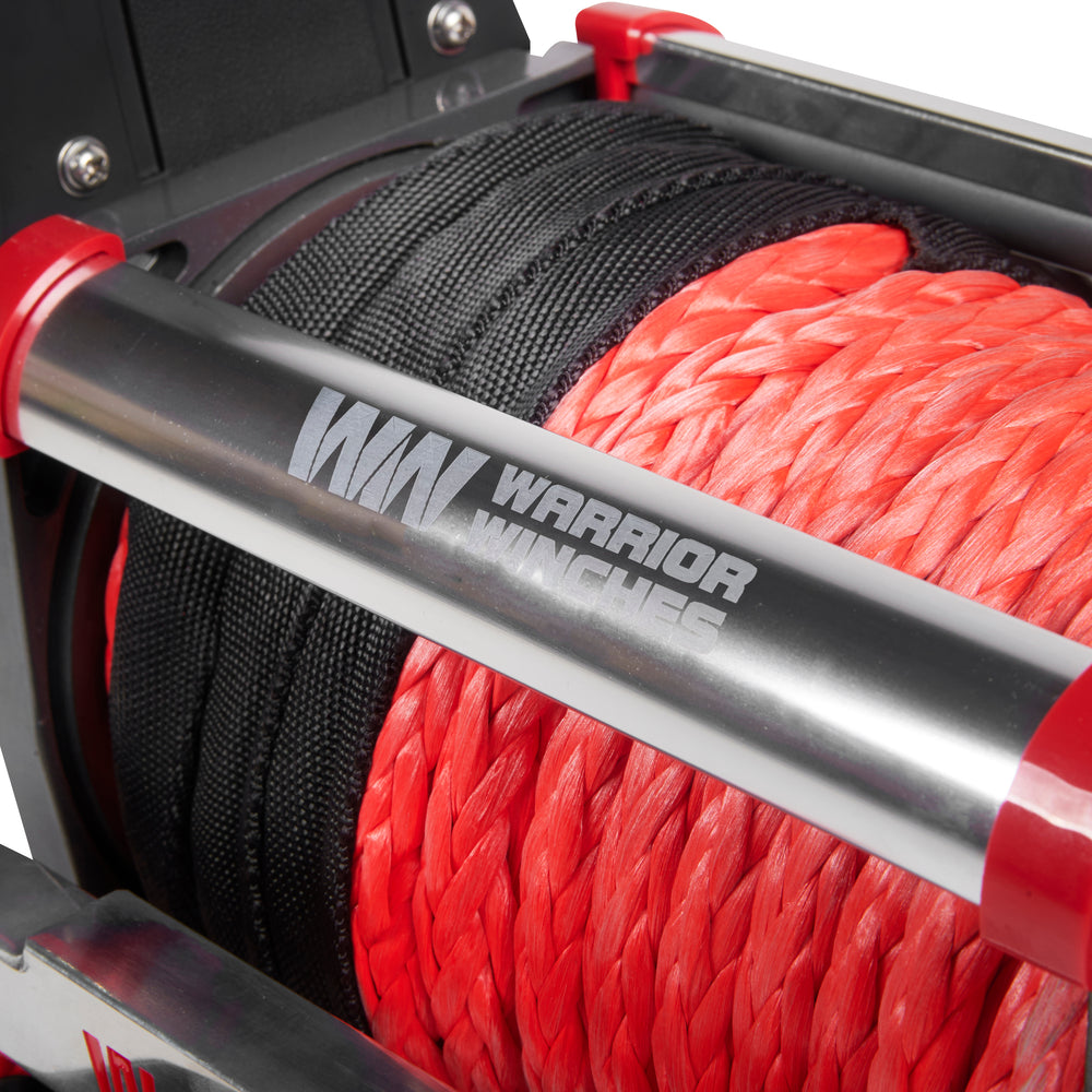 Warrior Winches Samurai Electric Winch 12,500 Lb 12-Volt Synthetic Rope New