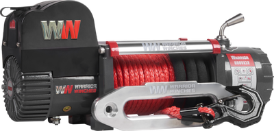 Warrior Winches Samurai Electric Winch 8,000 Lb 12-Volt Synthetic Rope New